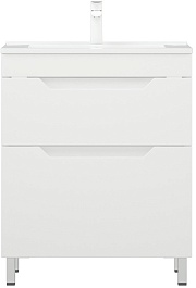 Corozo Тумба с раковиной Юта 65 Z2 белая – фотография-1